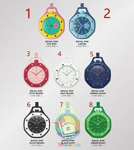 שעון Swatch x AP Royal Pop כולל קופסה 34