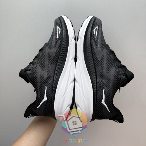 נעלי ריצה HOKA שחור לבן 3