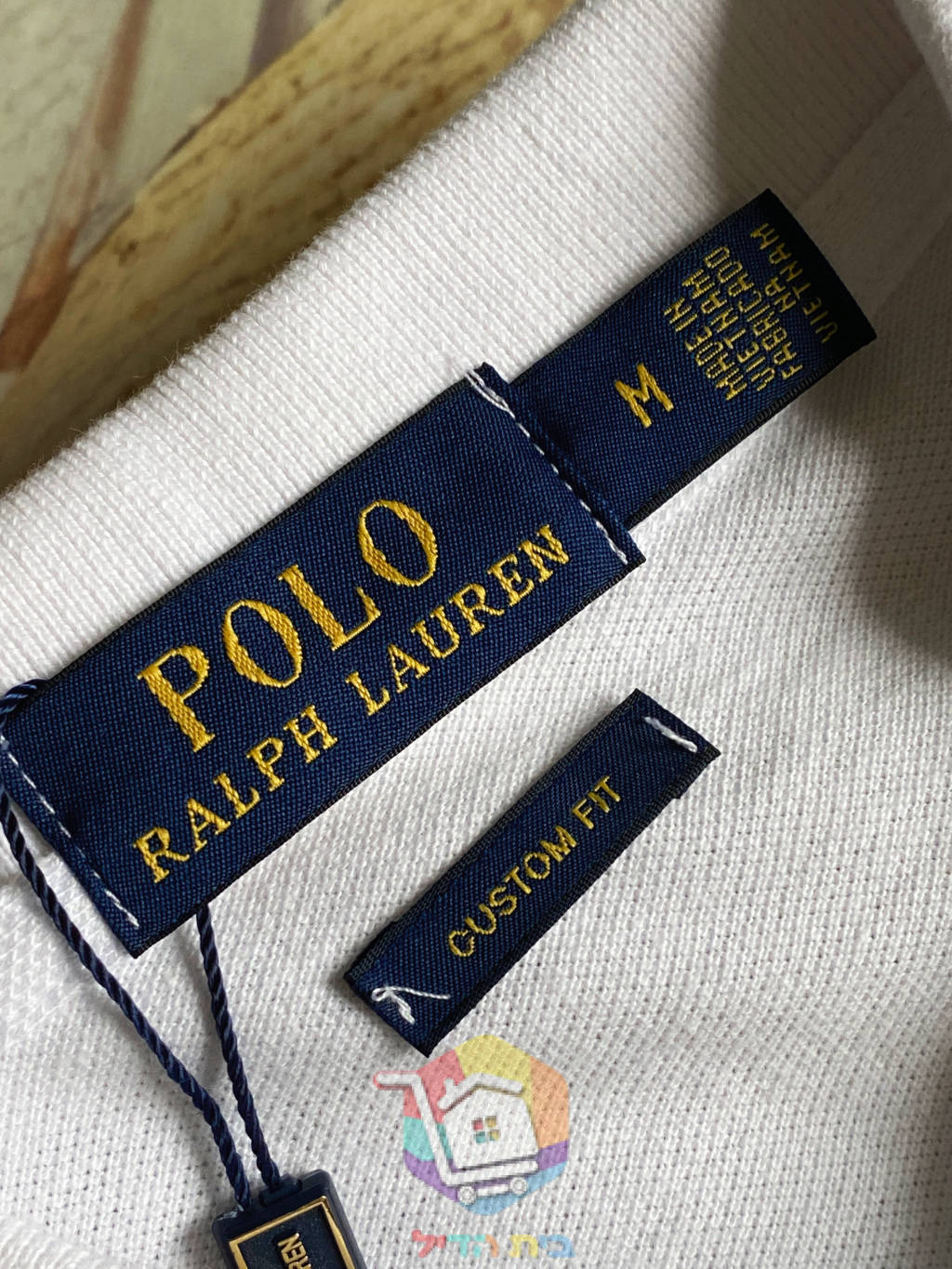 חולצת פולו Ralph Lauren עם דוב רקום