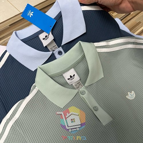 חולצת פולו adidas בסריגת ואפל 21
