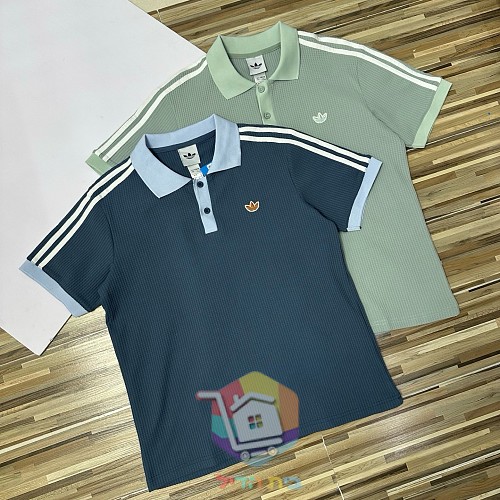חולצת פולו adidas בסריגת ואפל 24