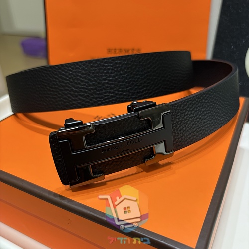 חגורת עור Hermes אבזם H 10