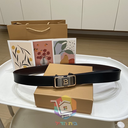 חגורת עור Burberry אבזם אוטומטי 8