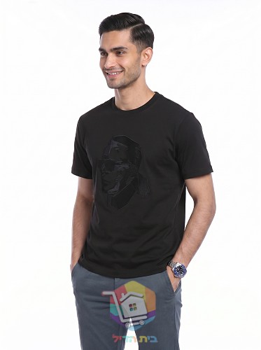 חולצת טי Karl Lagerfeld עם דיוקן רקום 12