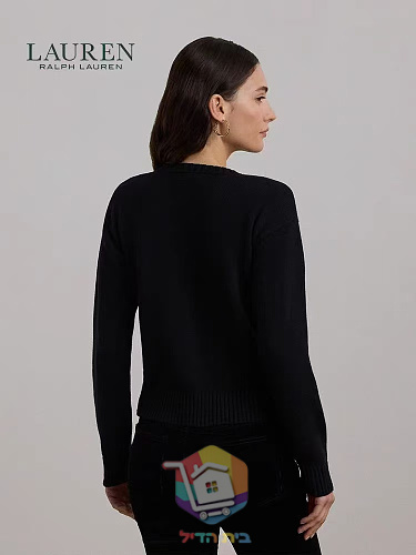 סוודר Ralph Lauren לנשים עם סמל רקום 8