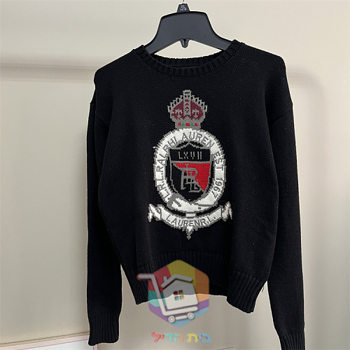 סוודר Ralph Lauren לנשים עם סמל רקום 18
